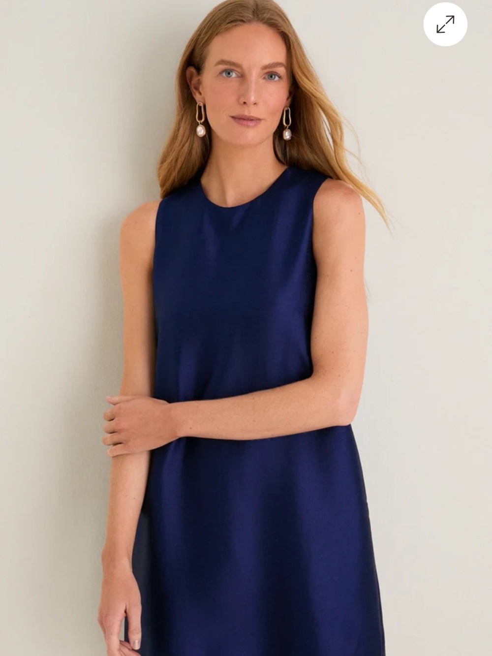 Tuckernuck Navy Dupioni Marlowe Dress- like new condition.